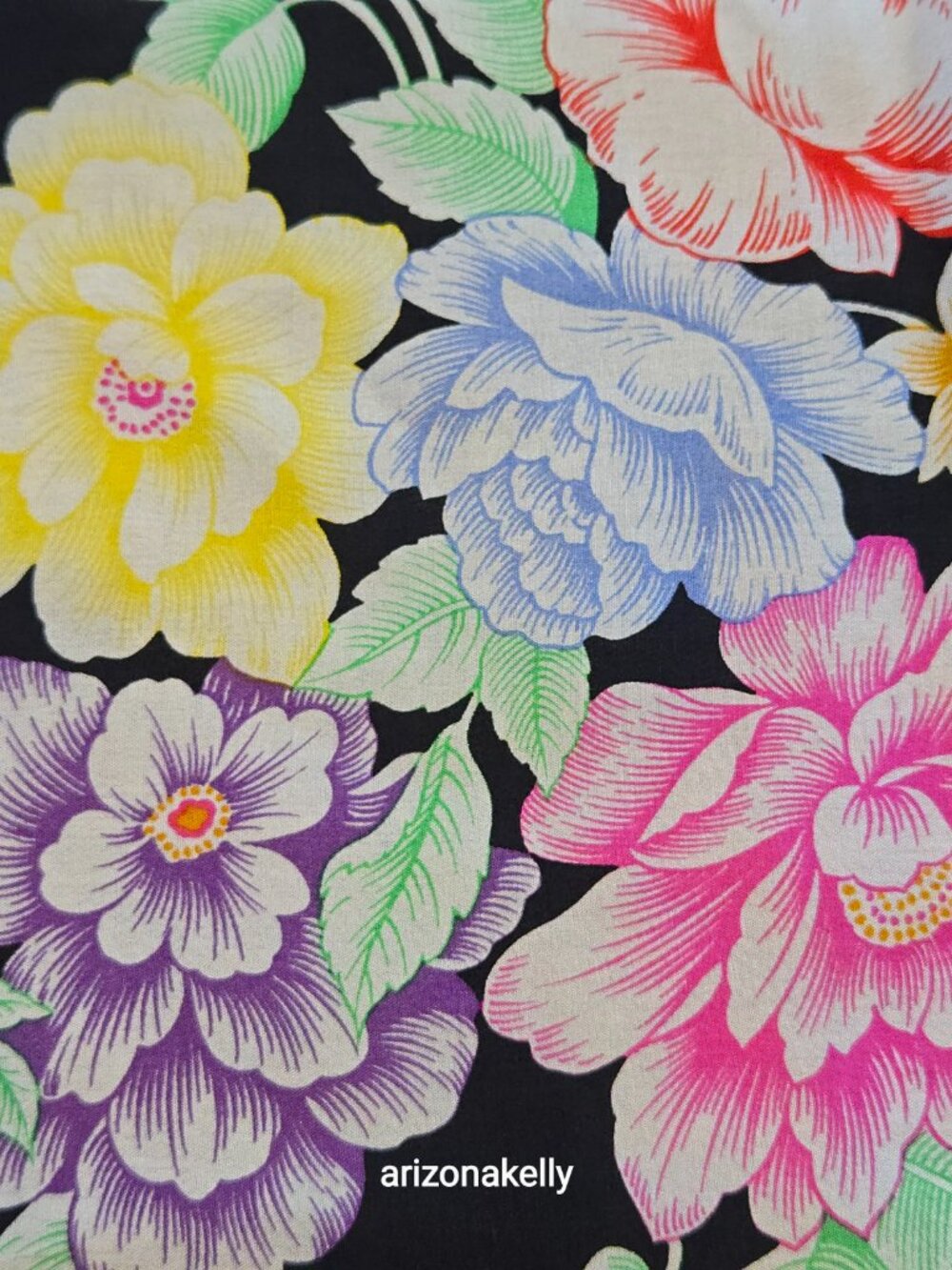 Albert Nipon Silk Scarf Spring Flowers Floral - Picture 9 of 11